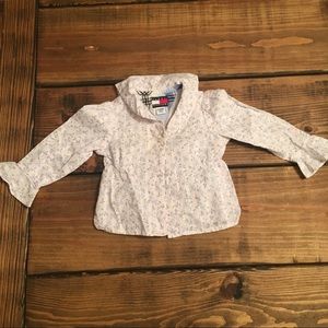 Tommy Hilfiger Baby Girl Button Up Long Blouse